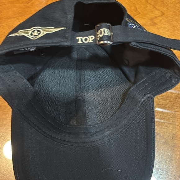 NEW Top Gun Hat Cap black with patches - Picture 4 of 4
